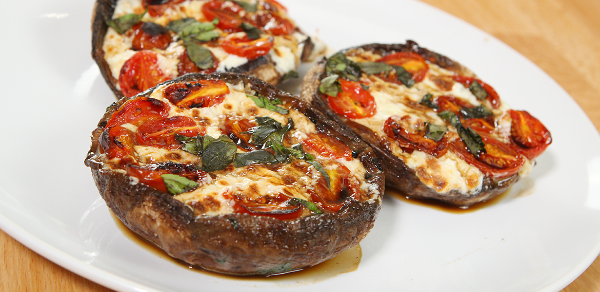 Caprese Stuffed Portobellos