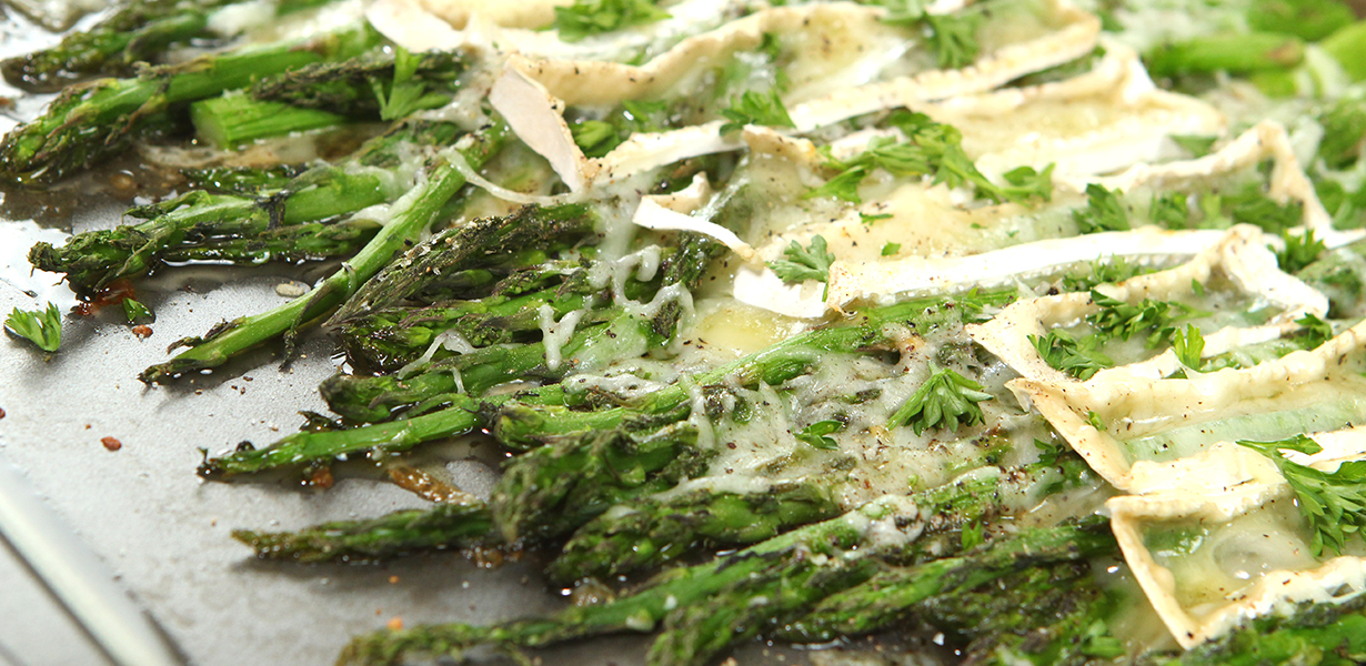 Cheesy Asparagus Gratin