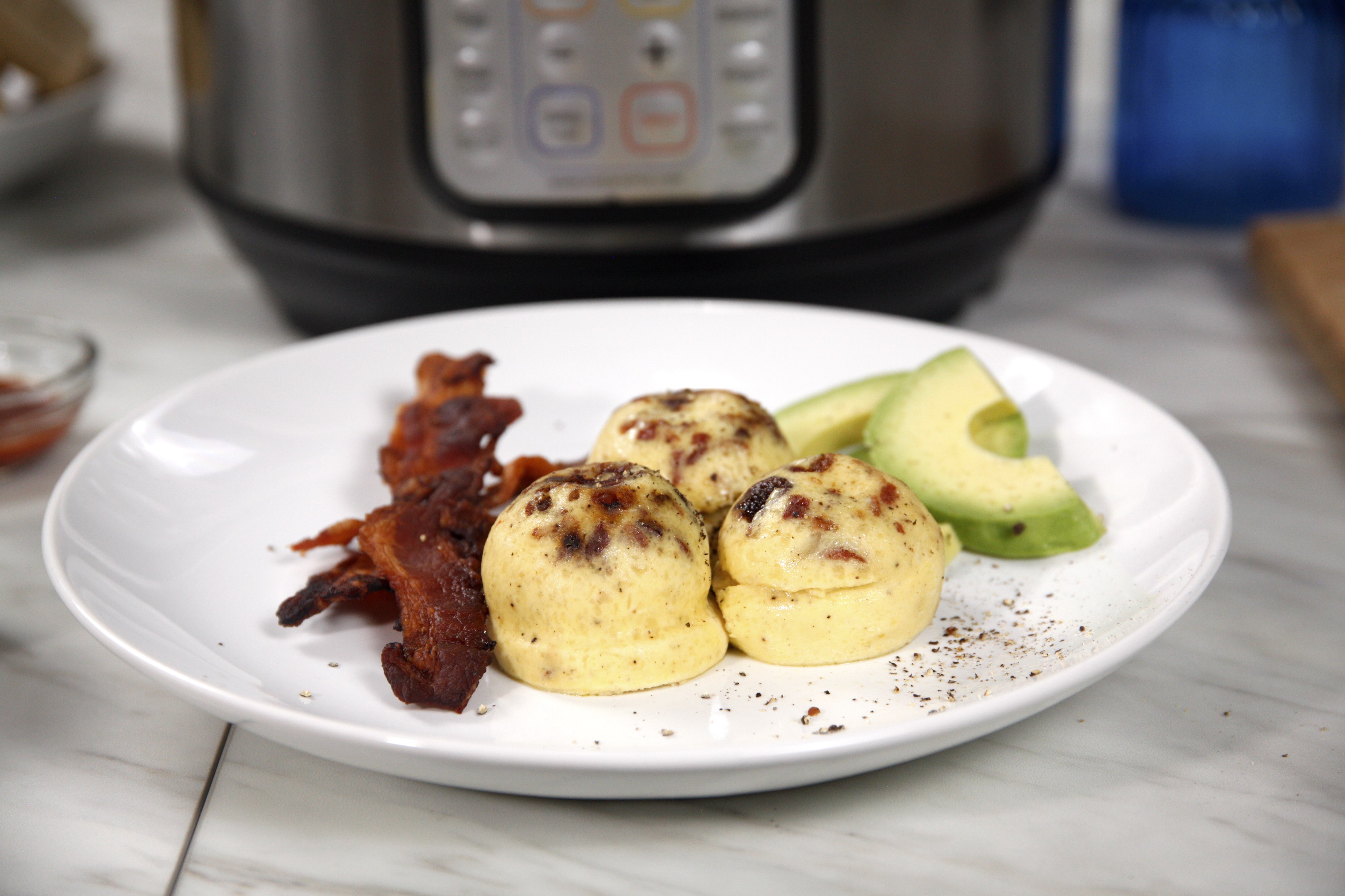 Instant Pot Bacon and Asiago Egg Bites